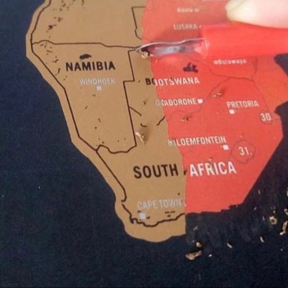 World Scratch Map - Picture 5 of 9